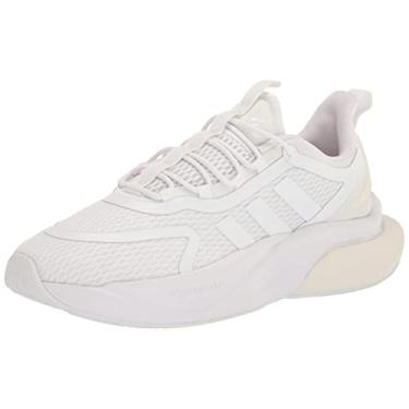 Imagem de adidas Tênis de corrida masculino Alphabounce+, Branco/Branco., 14