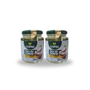 Imagem de Óleo De Coco Sem Sabor Copra 200ml Kit C/2