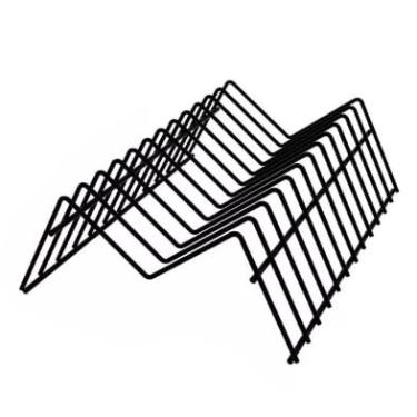 Imagem de Organizador Suporte Para Pratos Multifuncional Armário Vertical Até 12 Pratos(PRETO)