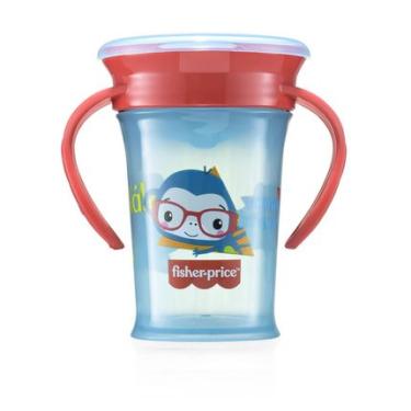 Imagem de Copo de Treinamento 360 First Moments Sweet 210 ml Azul Fisher Price - BB1020 BB1020