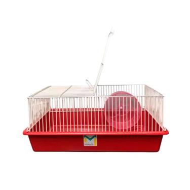 Imagem de Gaiola Criadadeira para Hamster - Monaco, Vermelho