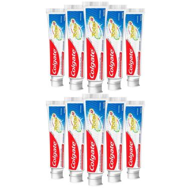 Imagem de Kit 10 Creme Dental Colgate Total 12 Whitening 180g