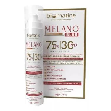 Imagem de Protetor Solar Melano Blur Fps 75 Clareador Facial  - Biomarine, Bege 