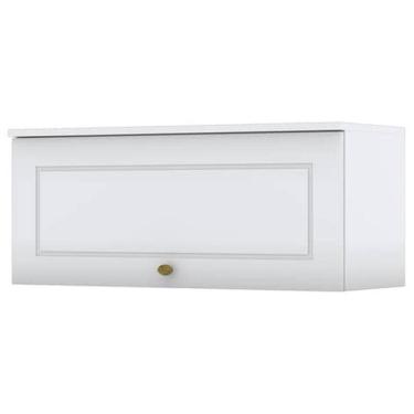 Imagem de Armario Aereo Basculante MDF 80 cm Americana C354 Branco Henn