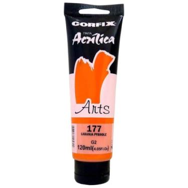 Imagem de TINTA ACRÍLICA ART´S GR-II 120ML CORFIX AVULSO LARANJA PYRROLE 177