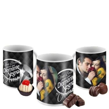 Imagem de Caneca personalizada tema Bombom Páscoa com foto