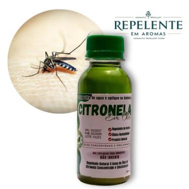 Imagem de Óleo de Citronela Repelente Concentrado - 1x120ml - faz 24 litros de p