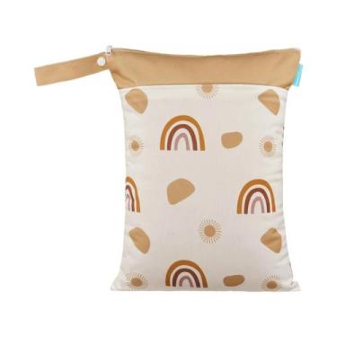 Imagem de Bolsa de Fraldas à Prova d'Água Portátil - Bolsa Seca e Molhada para N
