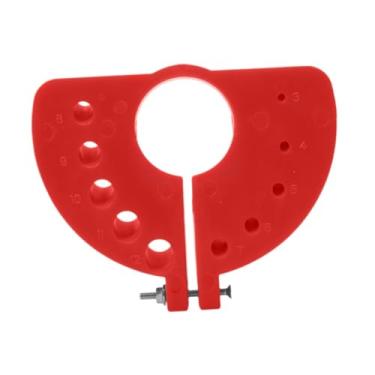 Imagem de Ｂｅｓｇａ Acessórios para afiador de brocas, fácil de instalar, acessório universal para afiar brocas, acessório para afiar brocas, Vermelho