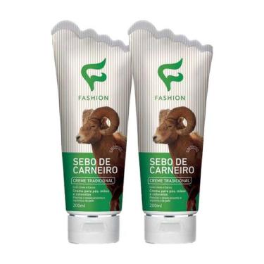 Imagem de Kit 2 Und Creme Sebo De Carneiro Tradicional Para Mãos e Pés 200ml - F