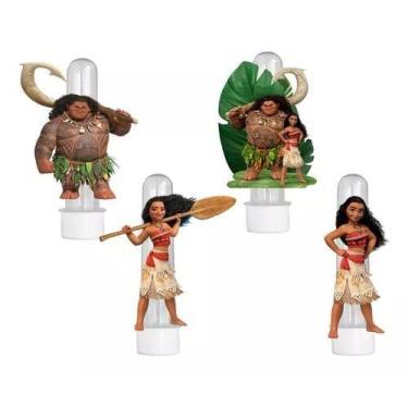 Imagem de 20 Tubetes 3d Personalizado Lembrancinha Moana - Barbara Utilidades