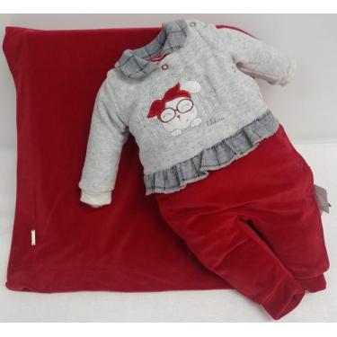 Imagem de Kit Saída Maternidade Plush Bebê Menina LeBhua Paraiso 13401 - Le Bhua