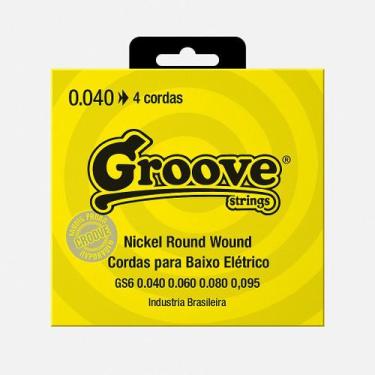 Imagem de Encordoamento para Baixo Groove GS6 4 Cordas 0.40 Nickel Wound Premium