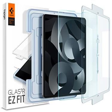 Imagem de Spigen Película protetora de tela de vidro temperado [GlasTR EZ Fit] projetada para iPad Pro de 11 polegadas M2 (2022) / iPad Pro de 11 polegadas (2021/2020/2018) / iPad Air 5 (2022)