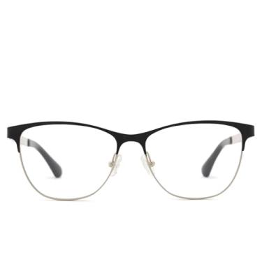 Imagem de GUESS Óculos de sol quadrados com lente prata brilhante preto fosco armação prateada brilhante sem proteção UV - GU288353002FR, Preto, M