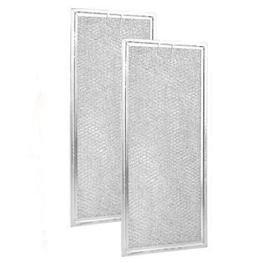 Imagem de Fearet WB06X10596 DE63-00196 Filtro de graxa para forno micro-ondas compatível com GE Pvm1870sm3ss Samsung DE63-00196A AP5617368 hotpoint AF4318 PS952418 pacote com 2