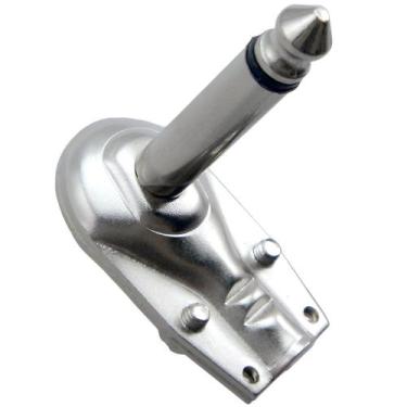 Imagem de Plug Conector P10 Mono Em L Modelo Cachimbo Qualidade - RPC