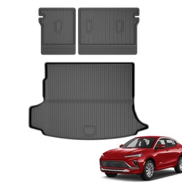 Imagem de Forro de carga e tapete de encosto compatível com Buick Envision 2025 2024-2022 | AOMSAZTO Tapete de porta-malas traseiro para todos os climas Tapete de carga para Buick Envision 2021-2024 2025 Buick