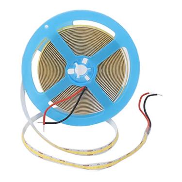 Imagem de LED LED Luz de Tira Flexível, 5m 110lm 320 Contas 11w/m, Fita Adesiva Auto -Adesiva, 90 CRI, Material de Silicone ABS, Ideal para Espelho de Vestir, Quarto, (6000k branco)