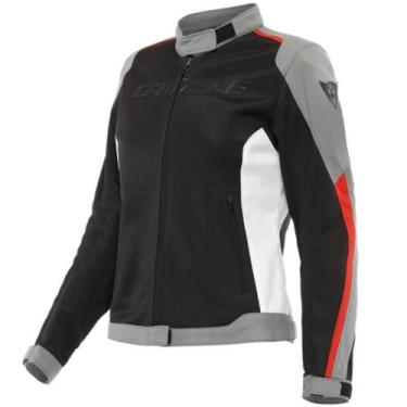 Imagem de Jaqueta Dainese Feminina Hydraflux 2 Air D-Dry, 34/PPP, Preto/Vermelho