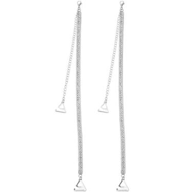 Imagem de Sutiã de biquíni moderno com strass, tiras de ombro para mulheres, roupa íntima de cristal brilhante, corrente ajustável, alça de lingerie luxuosa, sexy, vestido de casamento, festa, baile, verão