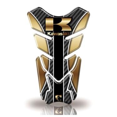 Imagem de Protetor De Tanque Adesivo Moto Kawasaki Dourado Dourado