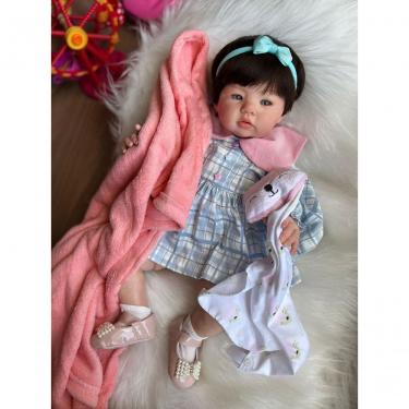 Imagem de Bebê Reborn Milla Kit Completopo Do Bebê Tecido