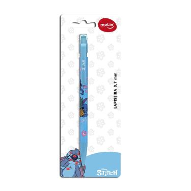 Imagem de Lapiseira 0,7 mm MB Stitch azul claro com borracha e grafite