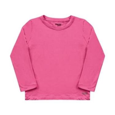 Imagem de Blusa Infantil Menina Térmica Rosa Chiclete - Fakini-Feminino