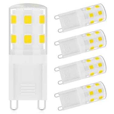 Imagem de SNBIHIBE Lâmpada Led G9 2W, Lâmpadas Halógenas De 25W Equivalentes A 250Lm, Base Mini T4 Bi-Pino 120V, Luz Do Dia Branca 6000K, Sem Cintilação, Para Banheiro, Penteadeira, Luminária Teto, Iluminação
