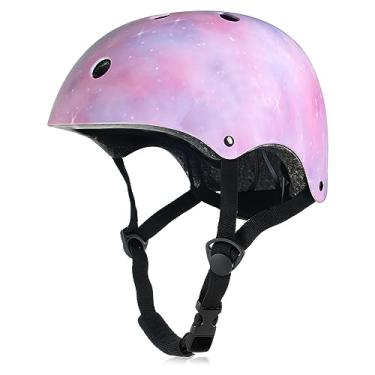 Imagem de SYXKJ Capacete De Bicicleta Infantil Para Meninas, Certificado Pela Cpsc Crianças Pequenas E Jovens, Proteção Ajustável, Multiesportivos, Skate, Bicicleta, Scooter, Patins Em Linha, Ciclismo