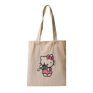 Imagem de Eco.bag Bolsa De Praia He.llo Kit.ty (HK_02)