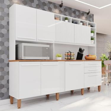 Imagem de Cozinha Compacta 200cm X 210cm Millena Yescasa Branco