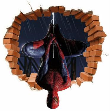 Imagem de Adesivo Papel De Parede Homem Aranha 65cm x 65cm - Resitank