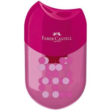 Imagem de Apontador De Lapis Deposito Faber Castell 2 Furos Two Tone - Faber-Cas