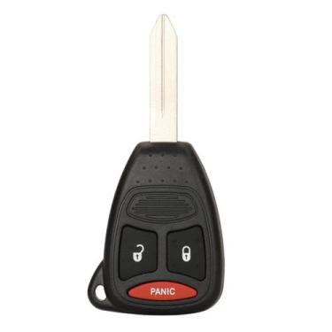 Imagem de Chave Carcaça Oca 2+1 Botões Chrysler Jeep Dodge - Marca
