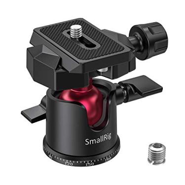 Imagem de Mini cabeça de bola SmallRig, câmera de cabeça de tripé panorâmica de 360° com parafuso de 1/4" 3/8" suporte de rosca e junta de metal tipo Arca QR para monopé, DSLR, telefone, Gopro, carga máxima de 4,4lbs/2 kg - BUT2665