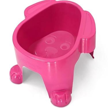 Imagem de Comedouro Elevado Para Cachorros 300ml Super Lindo (Rosa,Par)