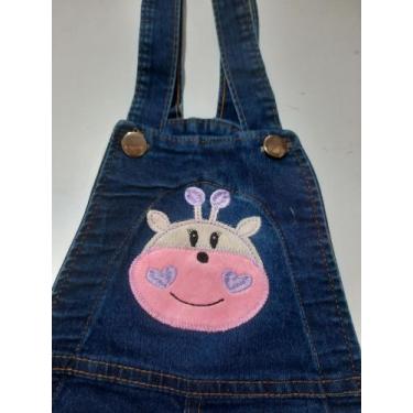 Imagem de Jardineira jeans infantil - Starmiss , Azul, M