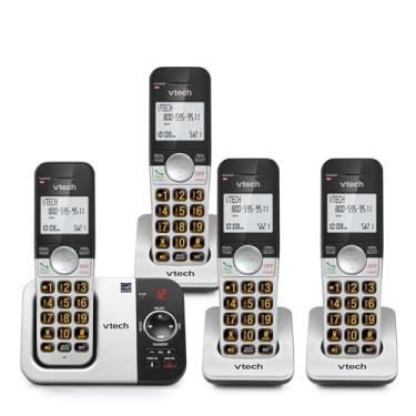 Imagem de Telefone Sem Fio VTech com Secretária Eletrônica - 4 Aparelhos