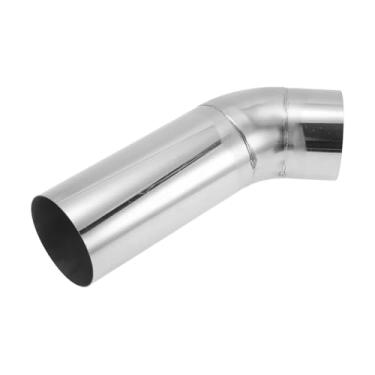 Imagem de TUCKBOLD 4 polegadas OD 45 graus mandril curva cotovelo t304 tubo de escape de aço inoxidável tubulação superfície polimento tom prata