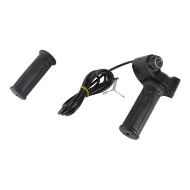 Imagem de Cosiki Com Função Elétrica Função de Bicicleta Elétrica Grip, Black Rubber + LED Display Grip de 1,8m Cabo para Scooter de Bicicleta de Carros Elétricos