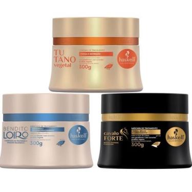 Imagem de Haskell Kit Máscaras Tutano Bendito Loiro E Cavalo Forte 300g