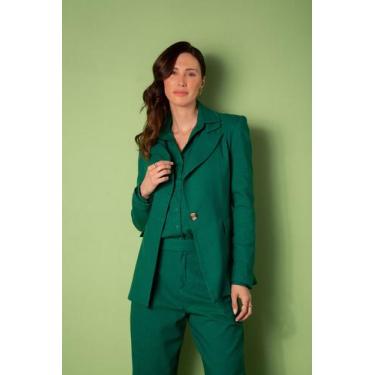 Imagem de Blazer Alfaiataria Slim Capital - Verde - Amey, PP