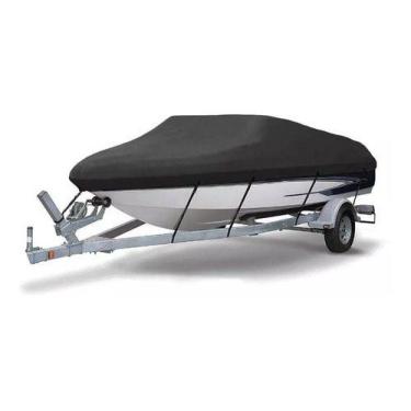 Imagem de Capa Para Lancha Fs 230 Sirena Capota Baixa- Rip Stop Preto - SPTS