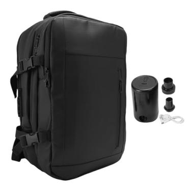 Imagem de Viagem de Mochila a Vácuo para Homens, 36-55L Vacha Expansível de Vedação de Vácuo Transporte na Mochila Com Bomba, Mochila de Compactação à Prova de água, Mochila Vacpack