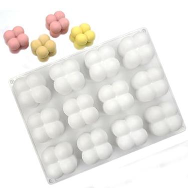 Imagem de Molde Silicone Vela Sabonete Mini Bolinha 12 Cavidades