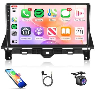 Imagem de Carplay para Honda Accord 8th 2008-2013, Rimoody Android 13, rádio estéreo para carro, Android, conexão com espelho automático, GPS WiFi, tela sensível ao toque de 10,1 polegadas, Bluetooth FM/RDS