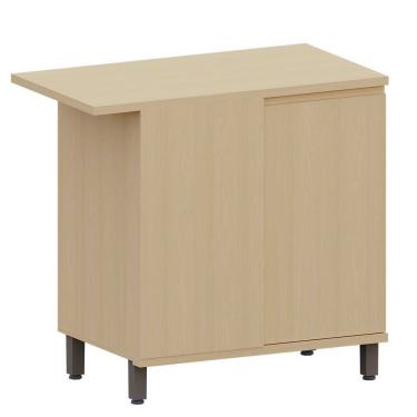 Imagem de Balcão Canto Reto para Cozinha 1 Porta MDP/MDF Aurora