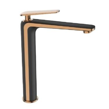 Imagem de Torneira Misturador Lavatorio Lexxa Black Rosegold Lx6402brg